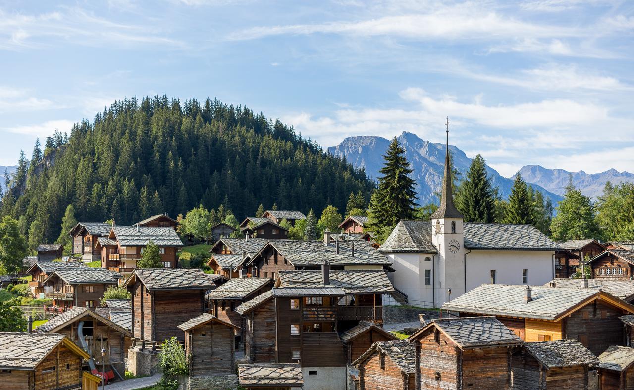 Hotel Blattnerhof Blatten bei Naters Eksteriør billede